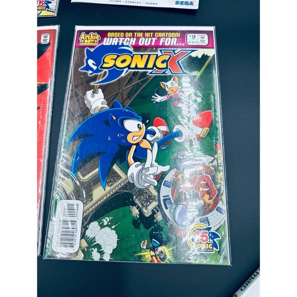 Sonic The Hedgehog Lot of 5 Archie Comics Sega y2k  lot set sonicx - Picture 4 of 7